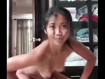 Drool Over This Luscious Filipina Teen Stripping Naked Just for You!