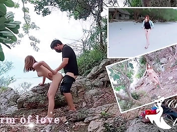 Thai Beauty on the Beach with a Flair for Fashion