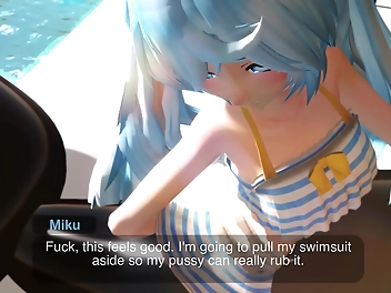 Miku Wet & Wild Deleted Scene: A Luscious Enchantress Alluring Temptation