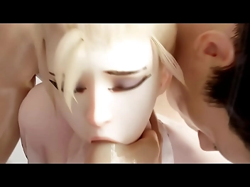 JAV Babe Mercy Gives Ultimate Bubble Bath Hijinks in Overwatch