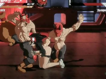 Outrageous Rough Sex Game Unleashed: Pure Onyx Street Fighter Fucking Mixed with Sex Borderland Parody