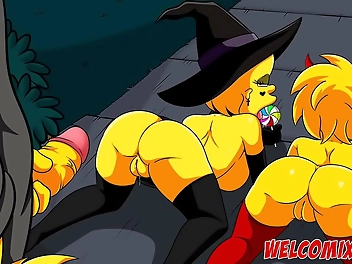 Halloween Night Spent with Sex-Crazed Simpsons is a Must-Watch for JAV Fans