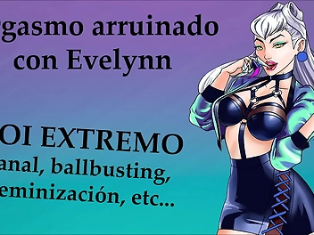 Revel in the Luscious Lovemaking of Evelynn de LoL in KDA Style Spanish Voice JOI EXTREME