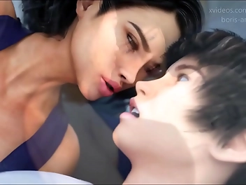 Luscious Linda s Deepthroat Skills: Only My Stepmom Can Take My Whole 22cm cock in JAV MILF City Part 1