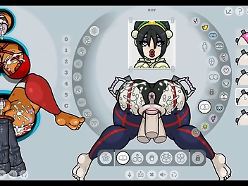 Hentai Gameplay Parody: Toph from The Last Airbender Gives Gloryhole Deepthroat