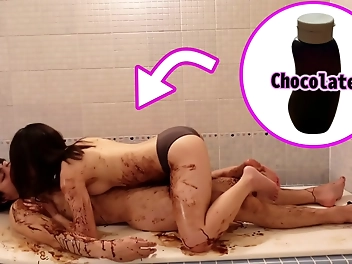 Japanese Valentine s Day Bathroom Sex: Luscious Couple s Intimate Real Orgasmic Encounter