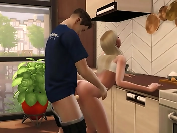 Experience Luscious 3D Hentai Adventures with Your Boyfriends Brother and Art Professor in Sims 4 Episode 4