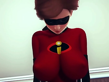 Unleash Your Wildest Fantasies with Helen Parr and Zel the Elf in Incredibles & Interspecies Reviewers Parody