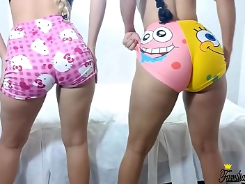 JAV Slutty Stepdaughters Get Creampied by Their Handsome Step-Daddy after Intercourse with Sisters-In-Laws! Ultimate FFFM Threesome!