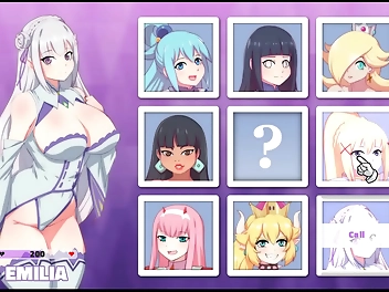 JAV Waifu Hub PornPlay Emilia Hentai Game Part 2: Deepthroat Naughty Girl s Not-So-Innocent Side Revealed