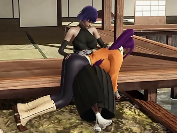 Get Your Dick Wet With Soft Futa Yoruichi As She Spanks and Fucks You Hard -JAV Uncensored